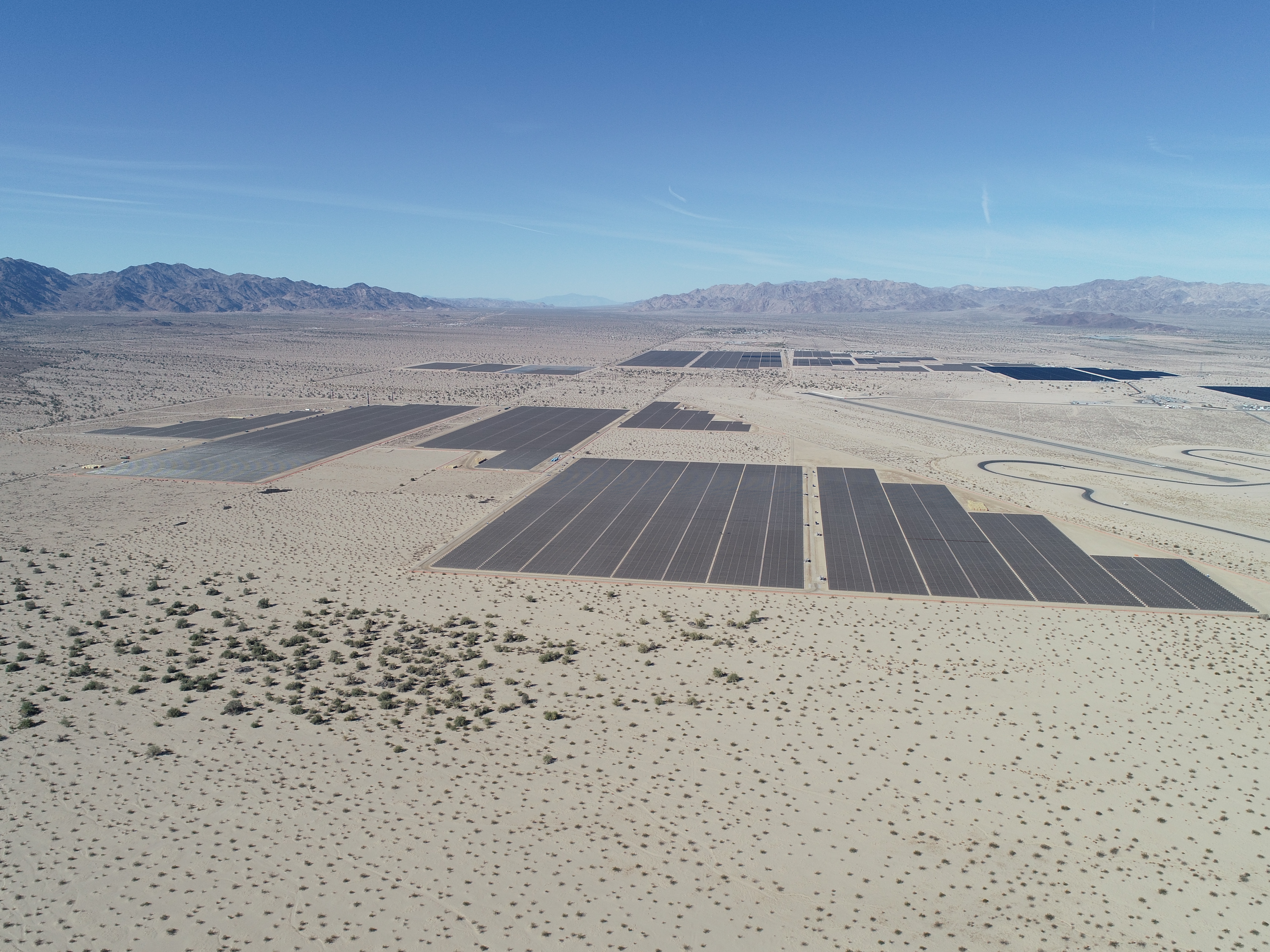 Athos I & II solar project covers nearly 5-square miles with over 450 MW of solar. 